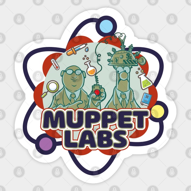 Muppets Science Sticker by Grindbising